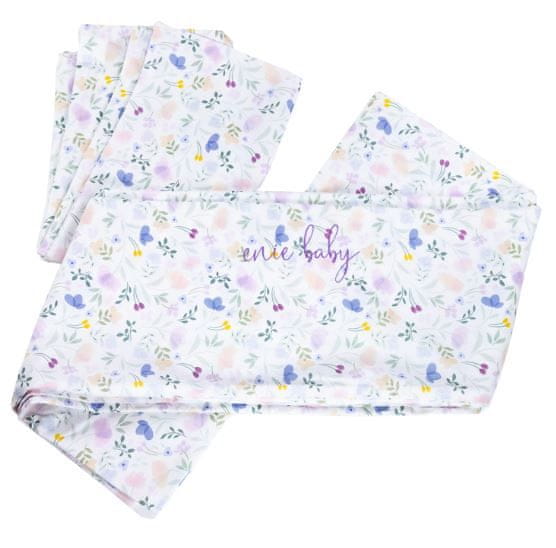 ENIE BABY Obliečky bavlnené SWEET FLOWERS 100x135 a 40x60 cm